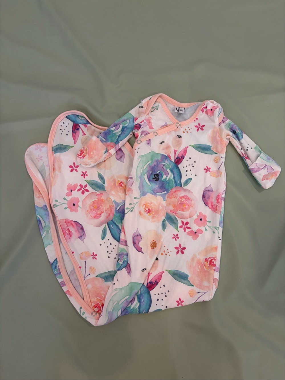 Copper Pearl Baby Gown (Bloom)